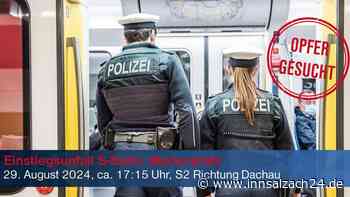 S-Bahn-Unfall in München: Mann mit blutender Kopfverletzung verschwunden