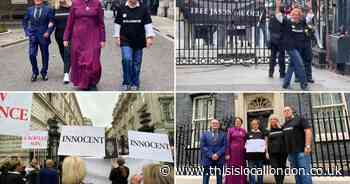 Protesters march on Downing Street urging Sir Keir Starmer to free Jason Moore