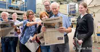 HAZ-Druckerei in Rodenberg: Hier kommt die Zeitung her