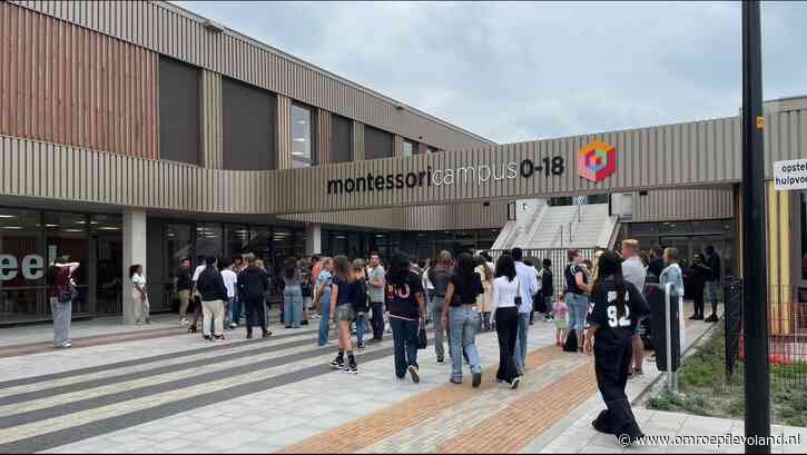 Almere - Geen klaslokalen en een pumptrackbaan: op de Montessori Campus gaat het anders