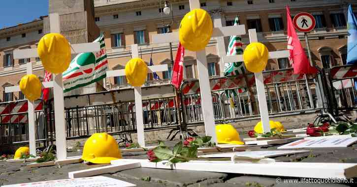 Nei primi 7 mesi dell’anno 577 morti sul lavoro, in aumento rispetto al 2023: i dati dell’Inail
