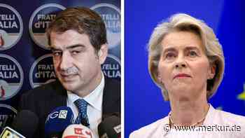 Rechtsaußen in der EU: von der Leyen will Meloni-Vertrauten als Vize