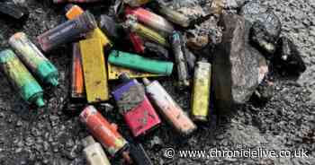 Northumbrian Water find 57 vapes causing blockage of sewer pipe in Darlington