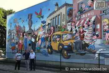 Hier staat grootste stripmuur van het land: “Ze zijn er twee maanden mee bezig geweest”