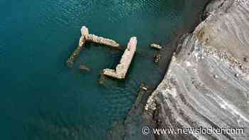 Verzonken Grieks dorp verschijnt weer boven water door zorgwekkende droogte