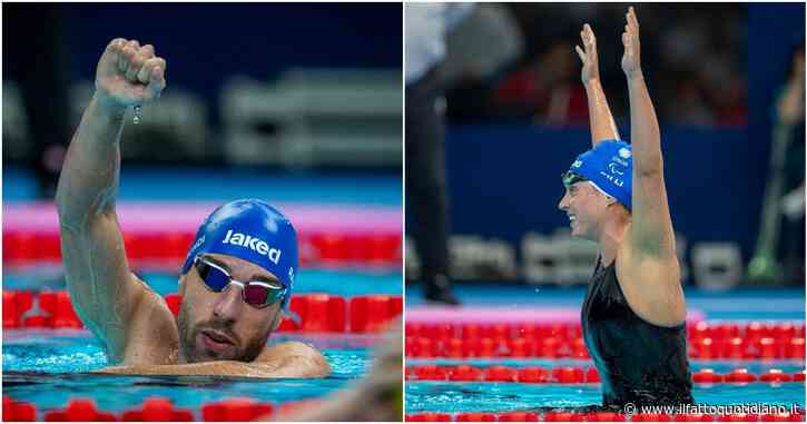 Paralimpiadi, altre due medaglie d’oro nel nuoto: Raimondi trionfa anche nei 100 farfalla, Gilli si conferma campionessa dei 200 misti