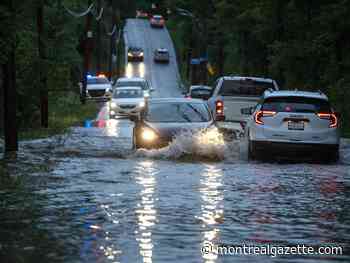 A historic amount of rain fell on Quebec in August