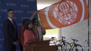 Lakehead University unveils Survivors' Flag honouring residential school survivors