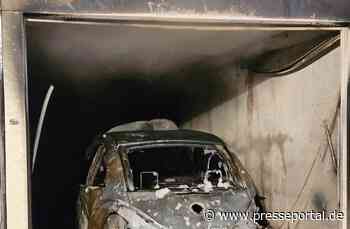 POL-HI: Garagenbrand mit einer schwerverletzten Person