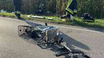 Motorradfahrer kracht in Radlerin – tragischer Unfall fordert Todesopfer