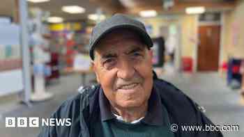 Pensioners delighted with slipper-swapping service