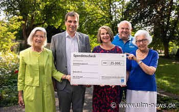 SWU-Mitarbeitenden spenden über Arbeitsstunden 25.000 Euro für das Hospiz Ulm