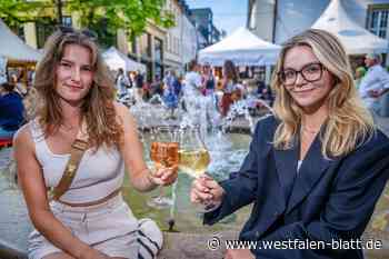Der 41. Bielefelder Weinmarkt ist eröffnet