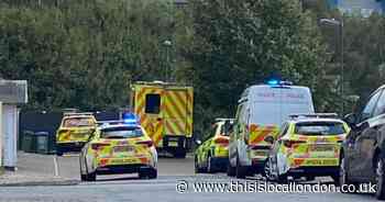 Woman taken to hospital after incident on quiet residential Thamesmead road