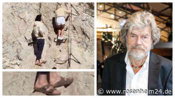 „Einfach nur dumm“: Messner entsetzt über Birkenstock-Tourist auf Zugspitze