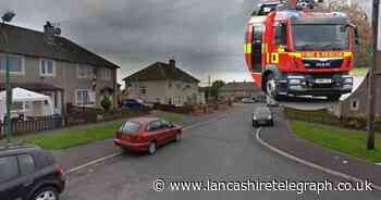 Fire crews attended two domestic fires with one casualty suffering slight burns