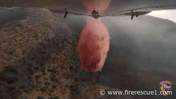 Watch: CAL FIRE's new C-130 tanker responds to first fire