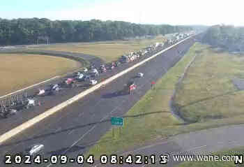 I-69 traffic at a crawl near Coldwater Road