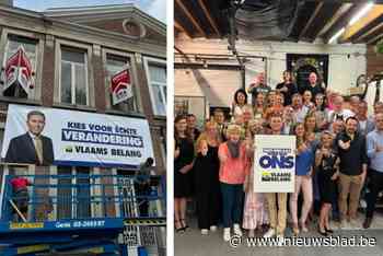 Vlaams Belang trapt campagne op gang met spandoek op Grote Markt: “We zijn enige alternatief om voorakkoord N-VA en Vooruit te doorbreken”