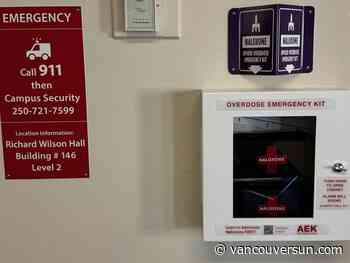 After UVic tragedy, 1,600 naloxone kits are available at B.C. post-secondary schools