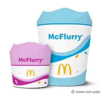 McDonald’s is introducing a Mini McFlurry, new packaging