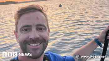Man claims record after 43 hours on paddleboard