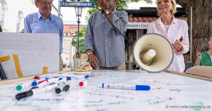 Uschi Glas sammelt Unterschriften gegen Rassismus