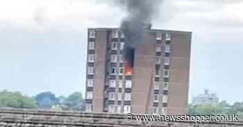 RECAP after huge fire at block of flats in Lewisham