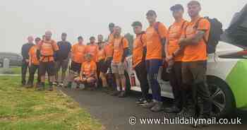 Hull’s KCOM workers walking 120km over three days for charities