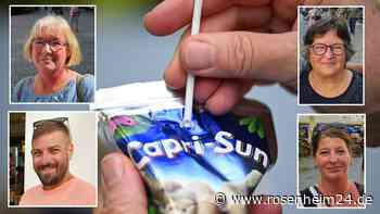 Plastik-Halm zurück in die „Capri-Sun“: Das ist die Meinung der Rosenheimer!