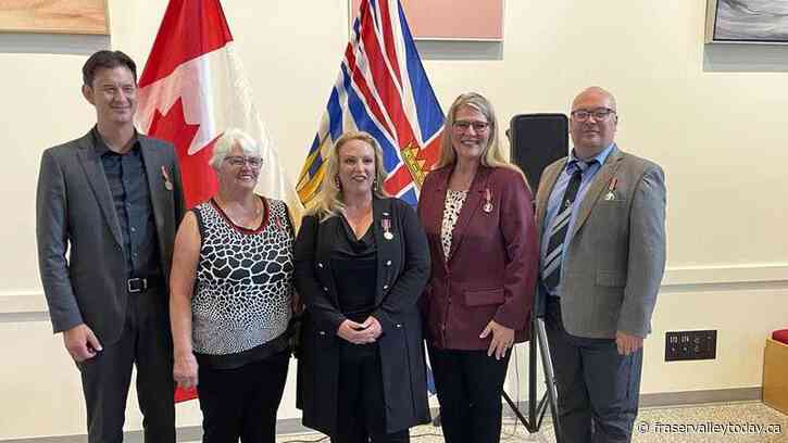 King Charles III Coronation Medals awarded to 4 outstanding Chilliwack-Kent residents