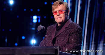 Elton John Says a Serious Eye Infection Limited His Vision in One Eye
