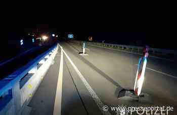 POL-PDPS: Plötzliche Hindernisse auf der Autobahn