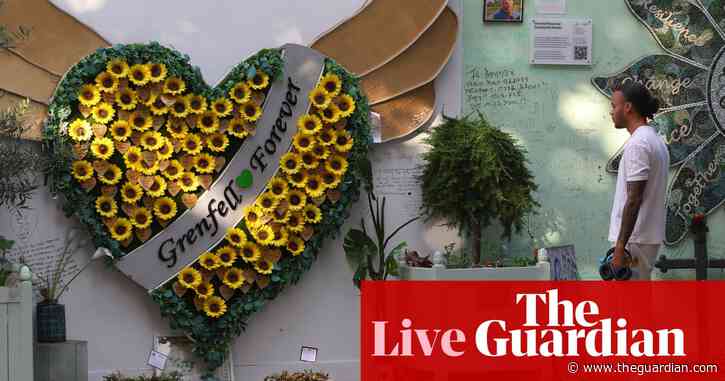 Keir Starmer offers apology ‘on behalf of British state’ to victims of Grenfell Tower fire – as it happened