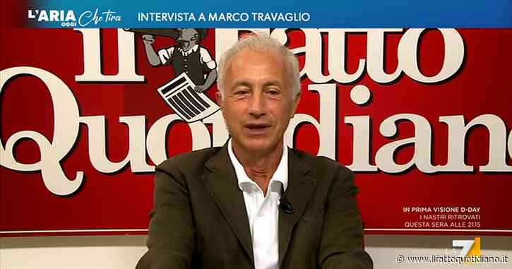 Travaglio a La7: “Gli attacchi di Renzi? Continua a tirarmi in ballo ma io non guido il Pd, né i 5 stelle. È un uomo disperato”