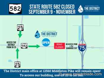 Access to water/sewer district limited during roundabout construction