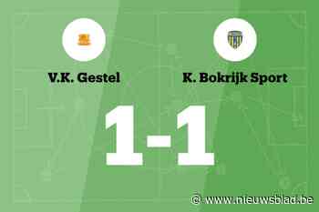 Gestel en Bokrijk delen de punten