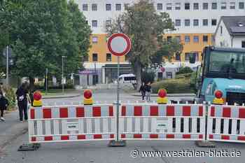 Warburg: Krankenhaus-Kreuzung ist jetzt dicht