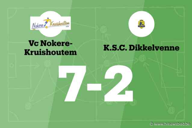 Weergaloze Van Autryve leidt VC Nokere-Kruishoutem B langs KSC Dikkelvenne B