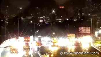 Dolphin Expressway briefly shut down due to apparent crash