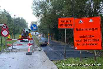 Fietssnelweg met 2.000 dagelijkse gebruikers afgesloten voor twee maanden: “De regen spoelde een deel weg”