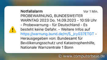 Bundesweiter Warntag 2024: In einer Woche wird Deutschland wieder zur Probe gewarnt [Notiz]
