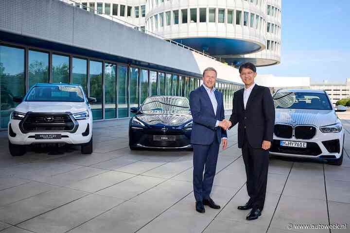 Waterstof-BMW komt in 2028, samenwerking met Toyota uitgebreid