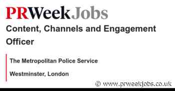 The Metropolitan Police Service: Content, Channels and Engagement Officer