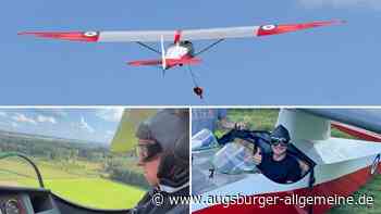 „Kurz ist das Herz aus der Brust gesprungen“: Der Nervenkitzel im Oldtimer-Segelflugzeug