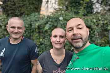 Partijgenoten scheren hun hoofd kaal uit solidariteit met Sylvie (43): “Dit geeft me zoveel kracht”
