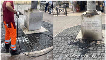 Vandalizzato il monumento dei Caduti del Forte Aurelio