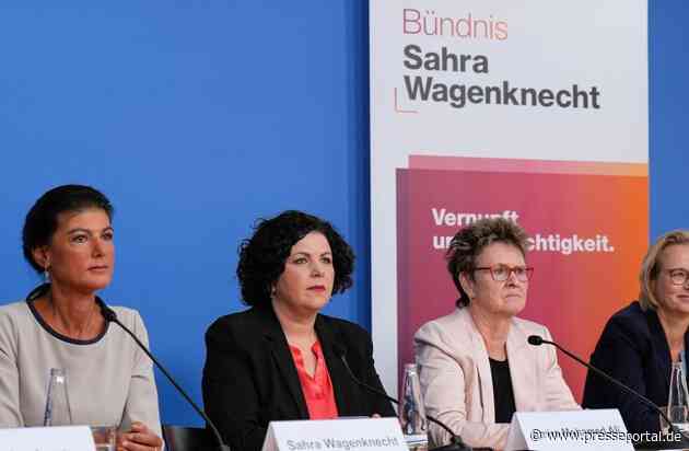 ARD-DeutschlandTREND: Fast jeder zweite Deutsche zeigt sich offen für Beteiligung des Bündnis Sahra Wagenknecht an Landesregierungen +++ Achtung Sperrfrist (Print, Radio und Online): 18.00 Uhr +++