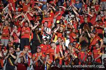 Geen fanwalk en strikte regels: de Belgische supporters worden met open armen ontvangen door de politie in Lyon