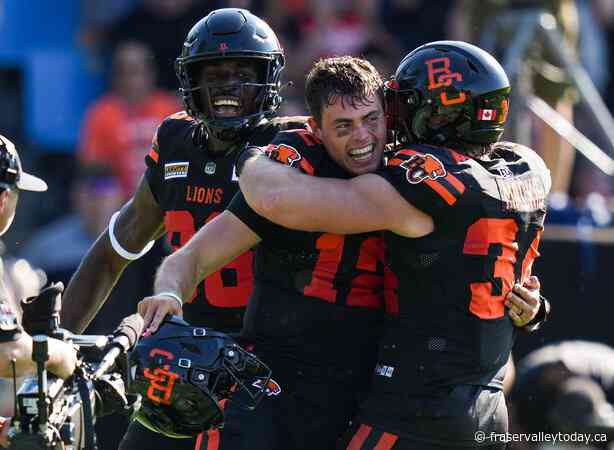 League-leading Alouettes host Lions as Rourke begins to find his groove